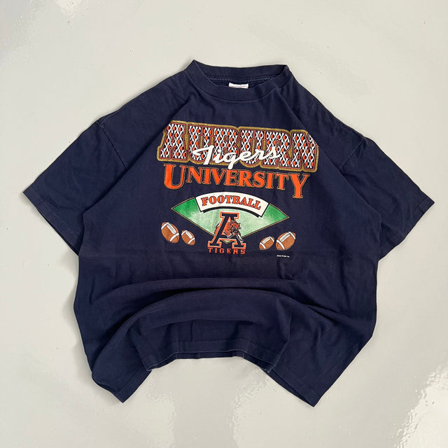 AUBURN TIGERS UNIVERSITY FOOTBALL SINGLE STITCHED TEE - XL