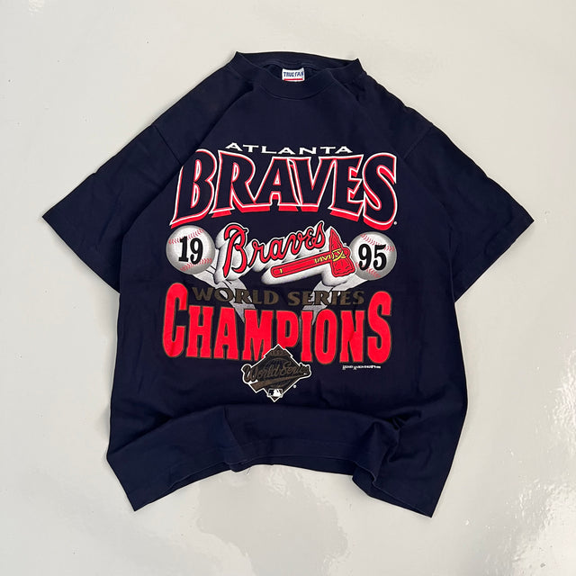 ATLANTA BRAVES 1995 WORLD SERIES TEE - LARGE