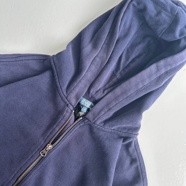 RALPH LAUREN ZIP-UP HOODIE - SMALL