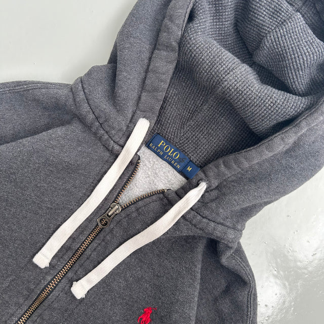 RALPH LAUREN ZIP-UP HOODIE - MEDIUM