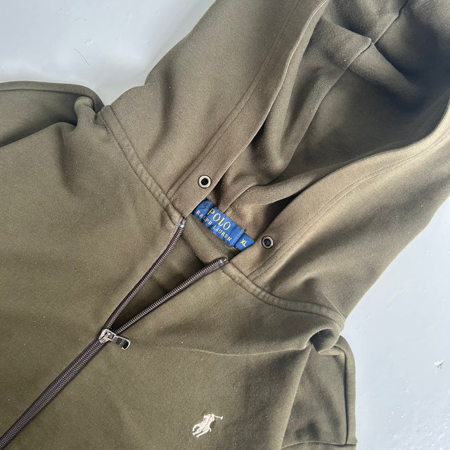 RALPH LAUREN ZIP-UP HOODIE - XL