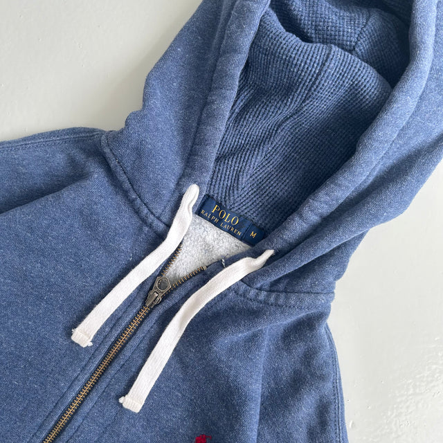 RALPH LAUREN ZIP-UP HOODIE - MEDIUM