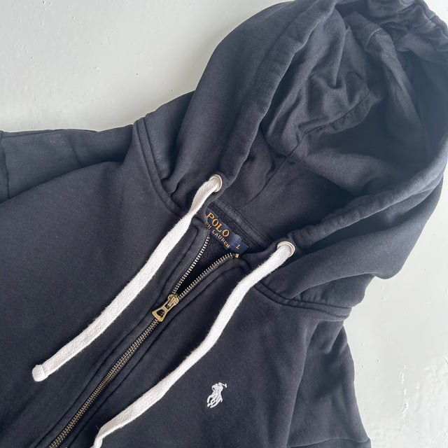 RALPH LAUREN ZIP-UP HOODIE - LARGE