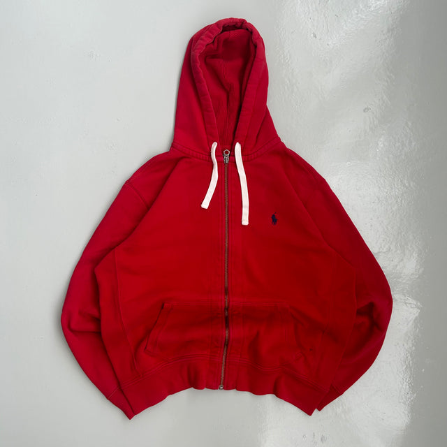 RALPH LAUREN ZIP-UP HOODIE - LARGE