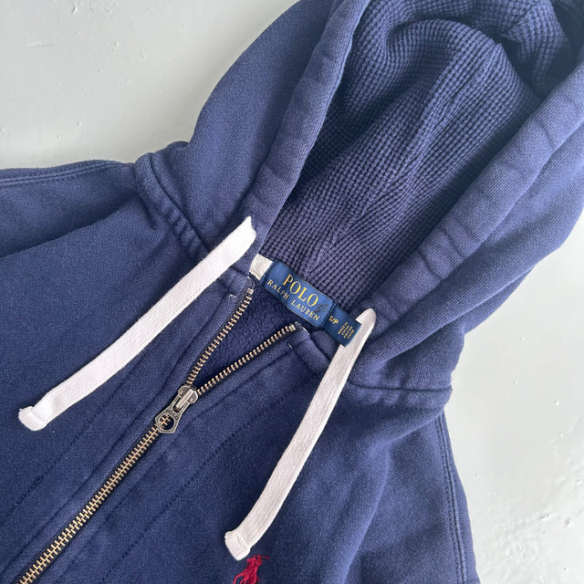 RALPH LAUREN ZIP-UP HOODIE - SMALL