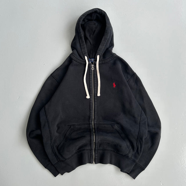 RALPH LAUREN ZIP-UP HOODIE - MEDIUM