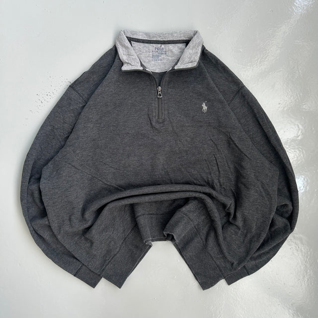 RALPH LAUREN 1/4 ZIP SWEATSHIRT - XL