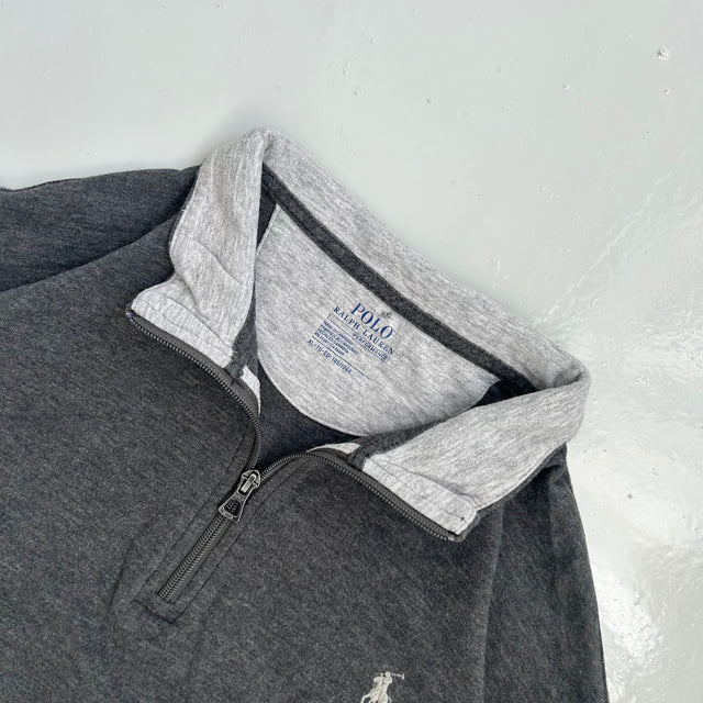 RALPH LAUREN 1/4 ZIP SWEATSHIRT - XL