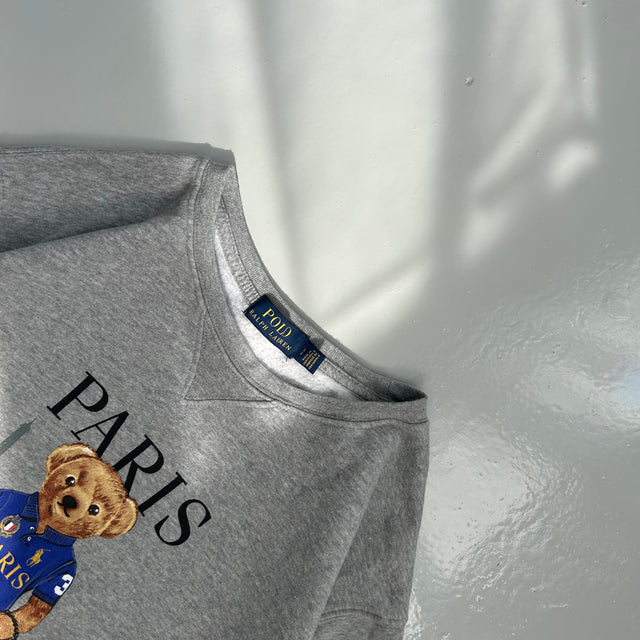 RALPH LAUREN POLO BEAR SWEATSHIRT - LARGE