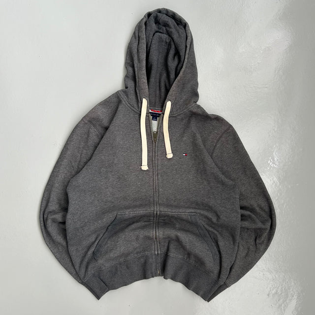 TOMMY HILFIGER ZIP-UP HOODIE - MEDIUM