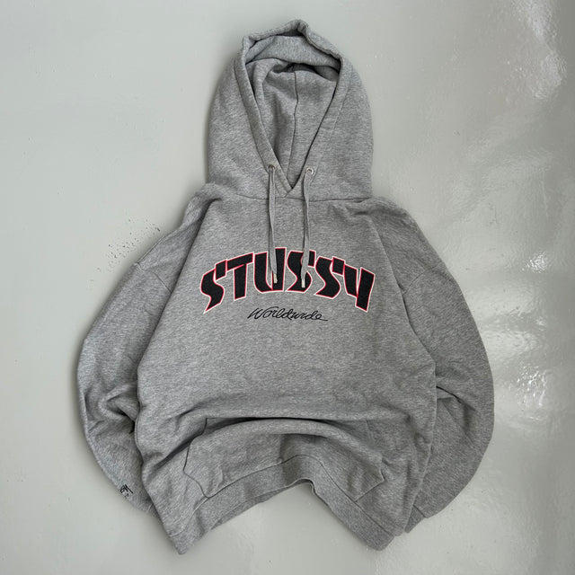 STUSSY WORLDWIDE HOODIE - MEDIUM