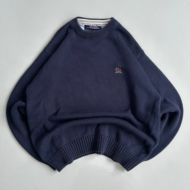 TOMMY HILFIGER CRESTED KNIT - MEDIUM/LARGE