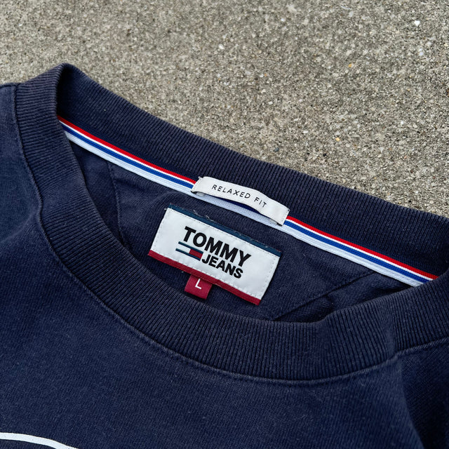 TOMMY JEANS EMBROIDERED TEE - XL