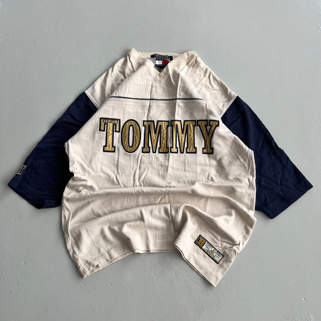 TOMMY HILFIGER ATHLETIC JERSEY - MEDIUM/LARGE