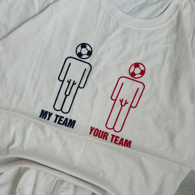 'MY TEAM, YOUR TEAM' TEE - MEDIUM