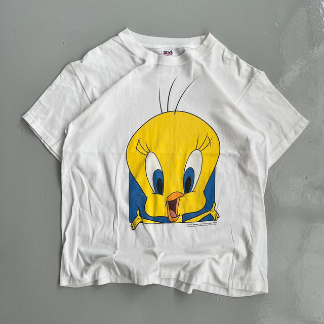 TWEETY BIRD 1992 SINGLE STITCHED TEE - LARGE