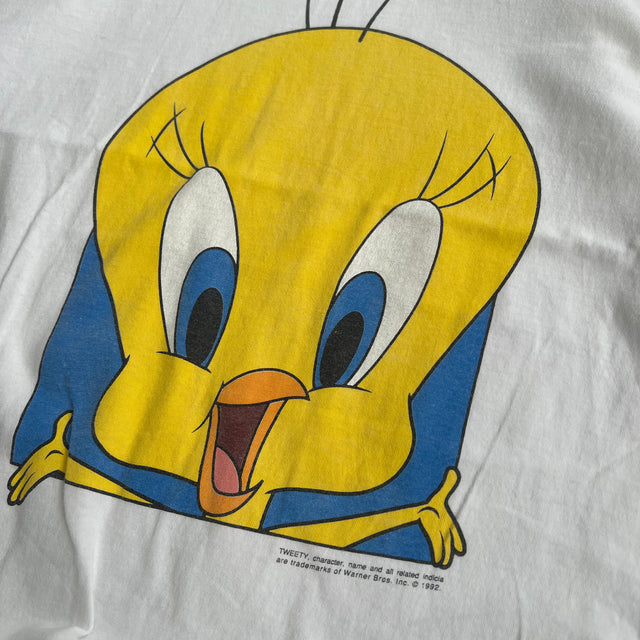 TWEETY BIRD 1992 SINGLE STITCHED TEE - LARGE