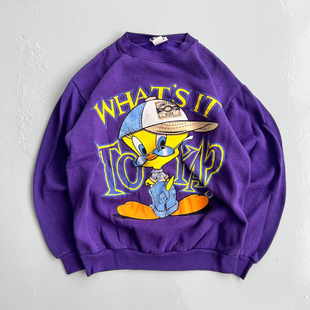 TWEETY BIRD 1996 SWEATSHIRT - SMALL/MEDIUM