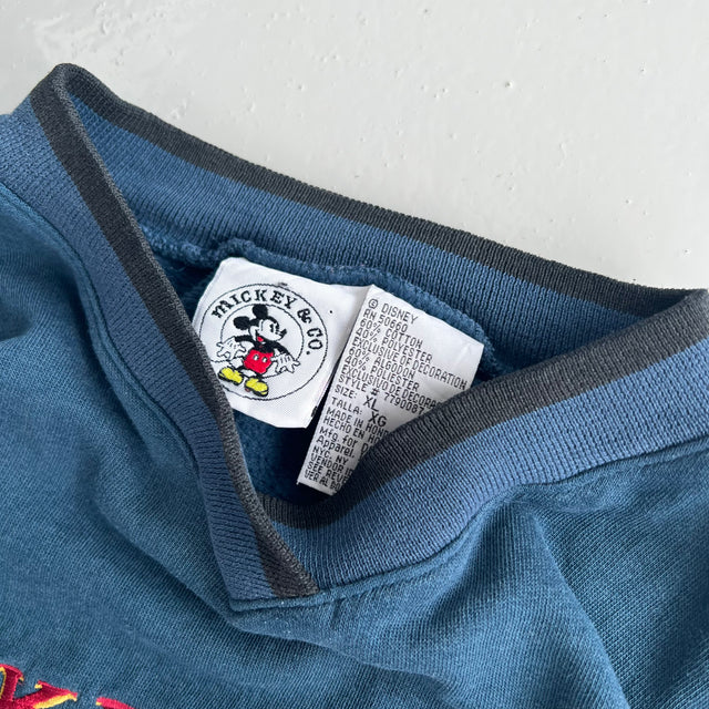 MICKEY & CO EMBROIDERED SWEATSHIRT - LARGE/XL