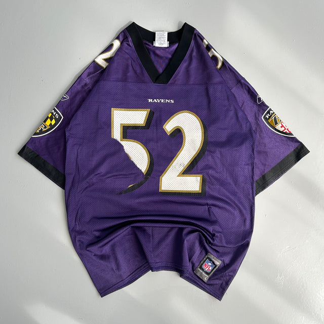 REEBOK NFL BALTIMORE RAVENS JERSEY - LARGE