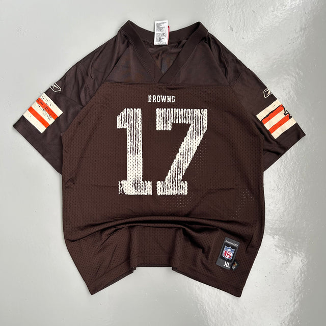 REEBOK NFL CLEVELAND BROWNS JERSEY - MEDIUM