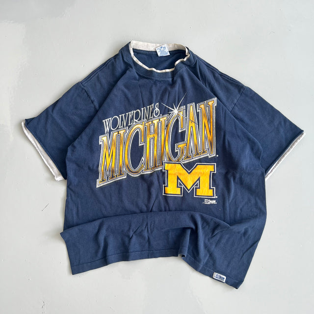 MICHIGAN WOLVERINES SINGLE STITCHED TEE - XL