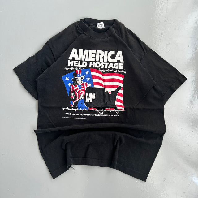 THE CLINTON/RODHAM PRESIDENCY 1993 SINGLE STITCHED TEE - LARGE