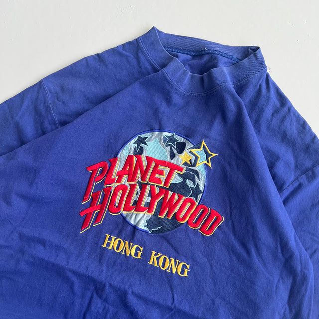 PLANET HOLLYWOOD EMBROIDERED TEE - LARGE