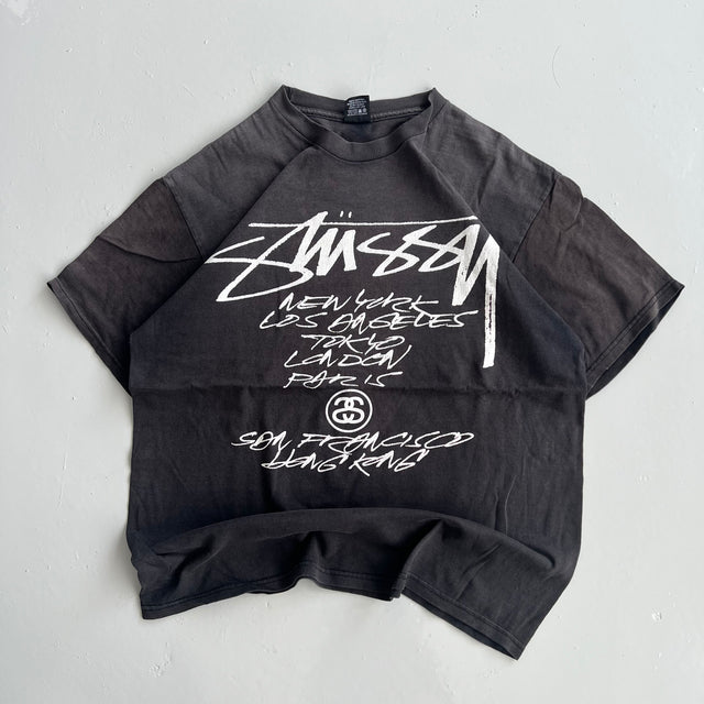 STUSSY 00'S SPELLOUT TEE - LARGE