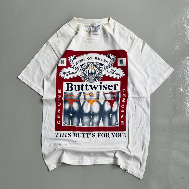 'BUTTWEISER' BUDWEISER PARODY TEE - SMALL