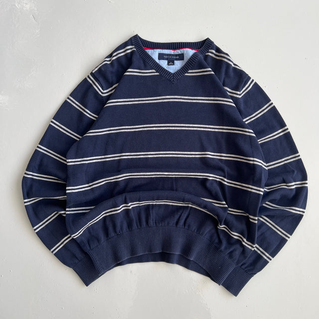 TOMMY HILFIGER STRIPPED KNIT - MEDIUM