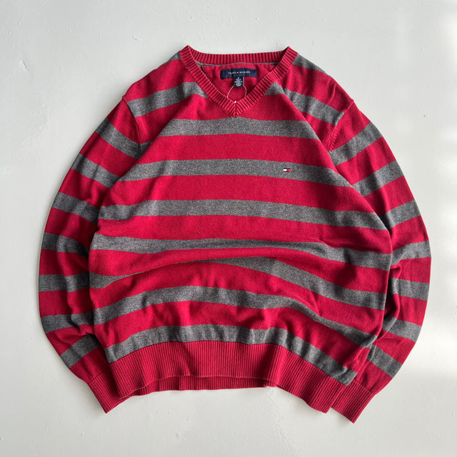 TOMMY HILFIGER STRIPPED KNIT - MEDIUM