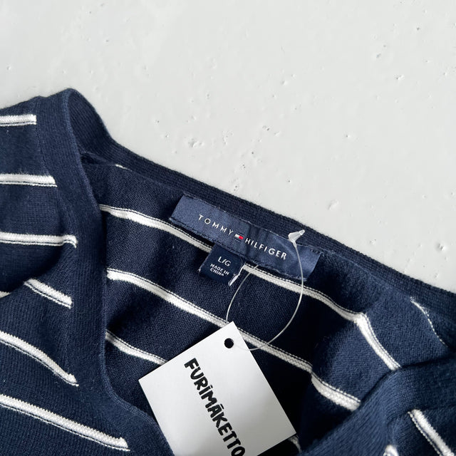 TOMMY HILFIGER STRIPPED KNIT - SMALL