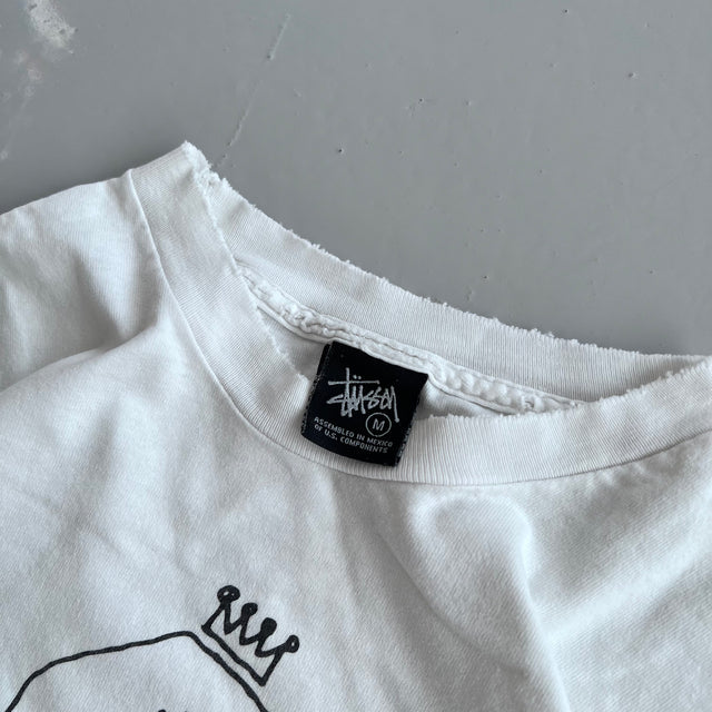 STUSSY SKULL HEAD TEE - MEDIUM