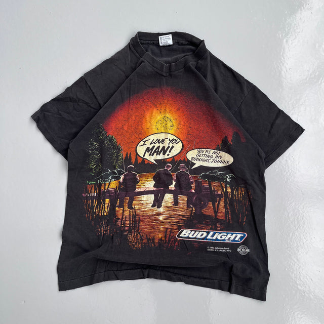 BUDLIGHT 90'S SINGLE STITCHED TEE - LARGE