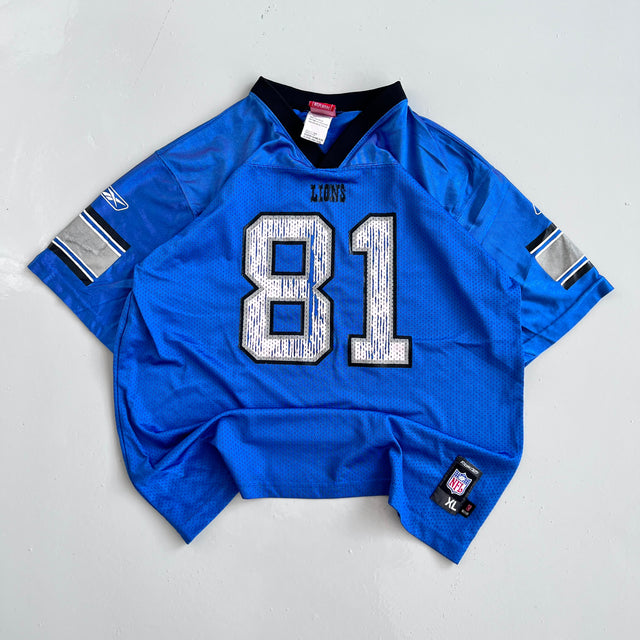 REEBOK NFL LIONS JERSEY - MEDIUM