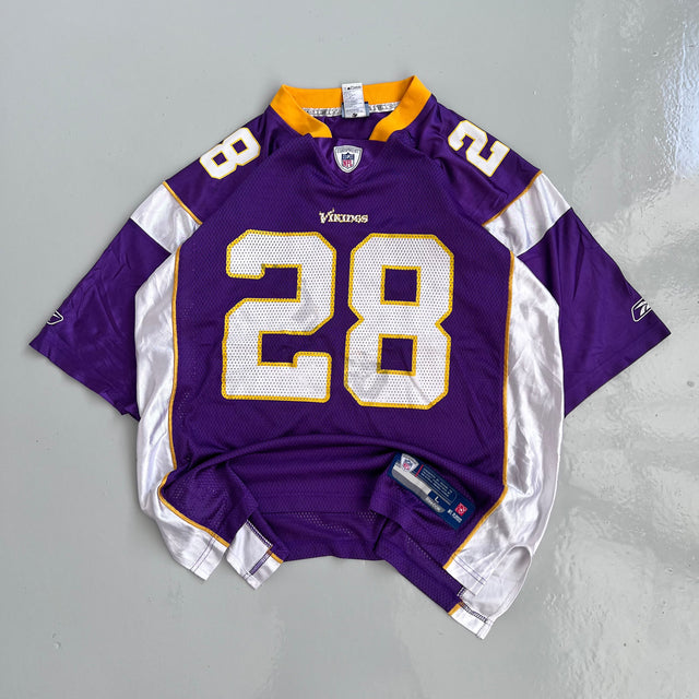 REEBOK NFL VIKINGS JERSEY - LARGE