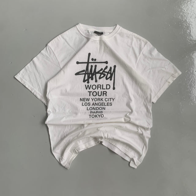 STUSSY WORLD TOUR TEE - SMALL