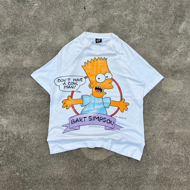 BART SIMPSONS 1990 SINGLE STITCHED TEE - LARGE