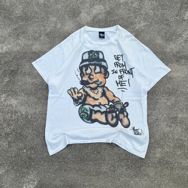 STUSSY SHIRT KING PHADE! TEE - LARGE/XL