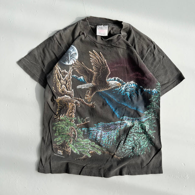 NATURE 1993 SINGLE STITCHED AOP TEE - SMALL