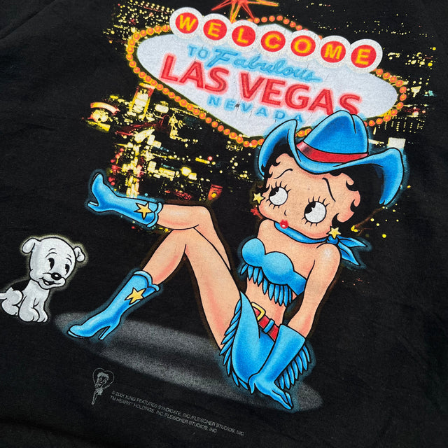 BETTY BOOP LAS 2001 VEGAS TEE - LARGE