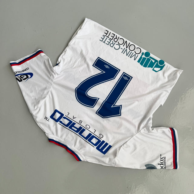 UMBRO WHITE EAGLES BONNYRIGG FC JERSEY - SMALL/MEDIUM