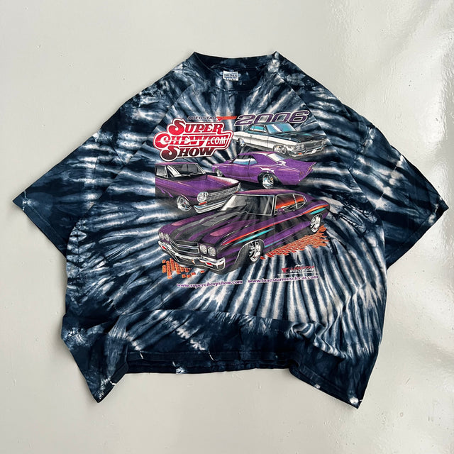 SUPER CHEVY SHOW TIE DYE TEE - XXXL