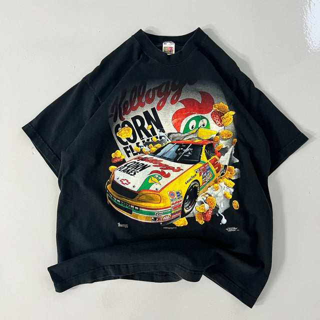 NASCAR KELLY'S CORN FLAKES 1995 RACING TEE - XL