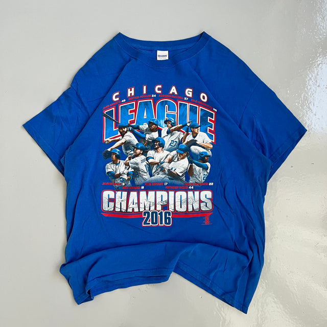 CHICAGO LEAGUE BASEBALL CHAMPIONS TEE - LARGE