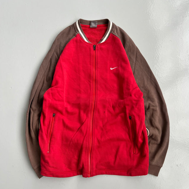 NIKE SWOOSH ZIP-UP JACKET - LARGE