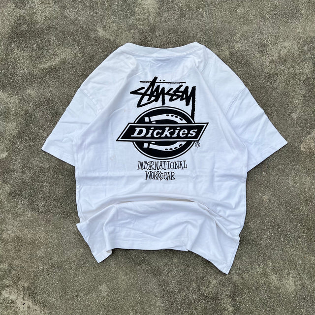 STUSSY X DICKIES TEE - SMALL/MEDIUM