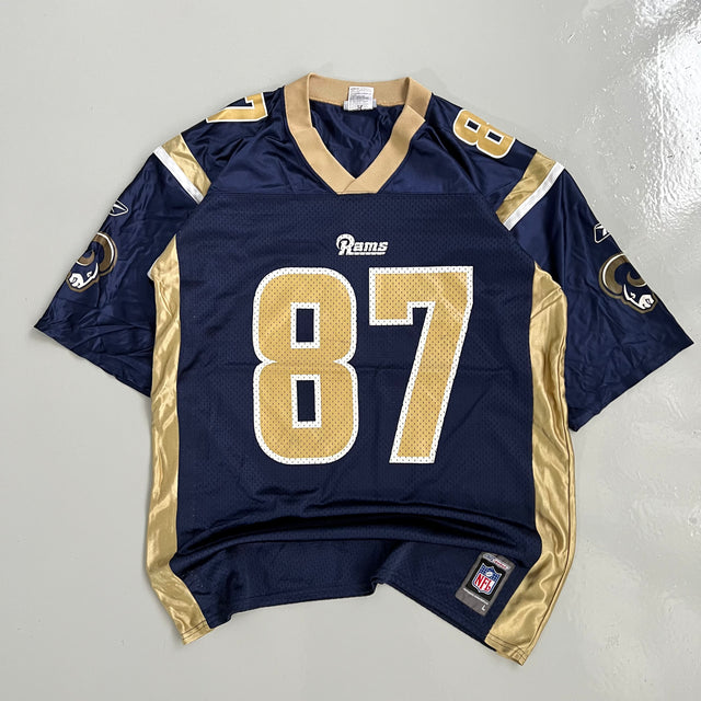 REEBOK NFL RAMS JERSEY - LARGE