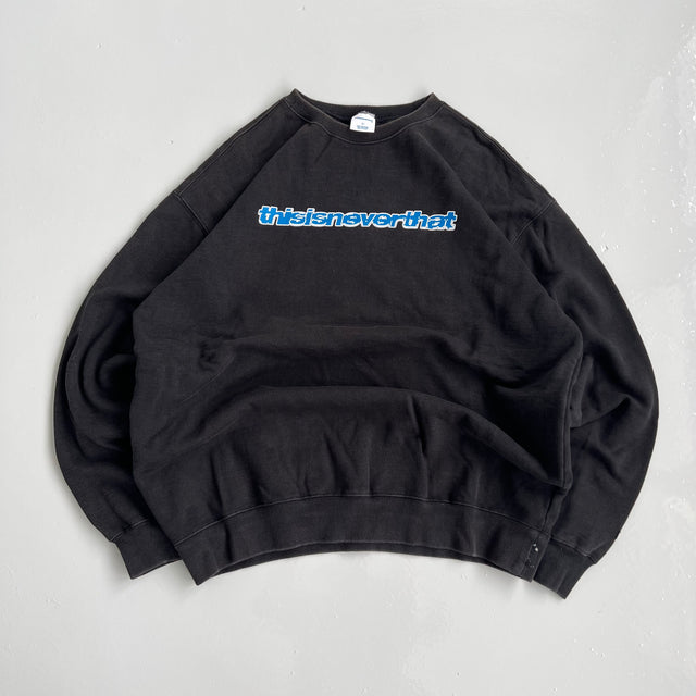 THISISNEVERTHAT SPELLOUT SWEATSHIRT - LARGE